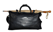 Load image into Gallery viewer, Vintage Ghurka Marley Hodgson 1997 Express No. 2 Black Vintage Leather 38 Duffle Bag
