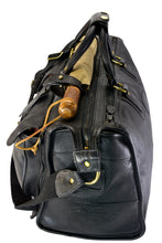 Load image into Gallery viewer, Ghurka Marley Hodgson 1998 Express No. 2 Black Vintage Leather 38 Duffle Bag
