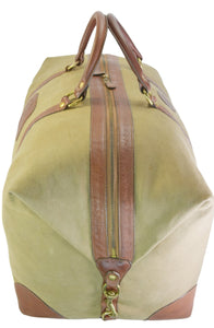 Vintage 2001 Ghurka Marley Hodgson No. 98 CAVALIER III Vintage Twill Large Duffle Bag