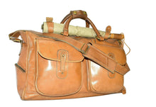 Load image into Gallery viewer, Ghurka Marley Hodgson 1991 Express No. 2 Tan Saddle Leather Duffle Bag
