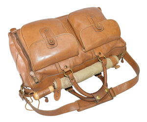 Ghurka Marley Hodgson 1991 Express No. 2 Tan Saddle Leather Duffle Bag