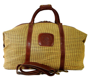 Vintage 1996 Ghurka Marley Hodgson No. 97 Cavalier ll Derby Plaid Duffle Bag