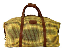 Load image into Gallery viewer, Vintage 1996 Ghurka Marley Hodgson No. 97 Cavalier ll Derby Plaid Duffle Bag
