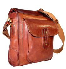 Load image into Gallery viewer, intage 1996 Ghurka Marley Hodgson No. 4 Gearpack Chestnut Vintage Leather 38 Messenger Crossbody Bag
