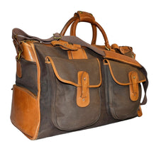 Load image into Gallery viewer, Ghurka Marley Hodgson 1986 Express No. 2 Charcoal Twill Duffle Bag
