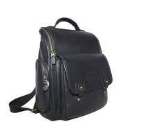 Load image into Gallery viewer, Ghurka Marley Hodgson 2001 Techpack Backpack No. 193 Black Vintage Leather 38
