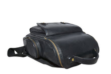 Load image into Gallery viewer, Ghurka Marley Hodgson 2001 Techpack Backpack No. 193 Black Vintage Leather 38
