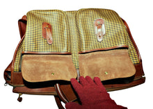 Load image into Gallery viewer, Ghurka Marley Hodgson 1991 Express No. 2 Derby Plaid Saddle Leather Duffle Bag
