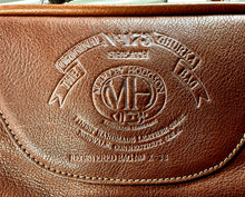 Load image into Gallery viewer, Vintage 2001 Ghurka Marley Hodgson No. 173 SHEATH Chestnut Vintage Leather 38 Bi-Fold 2-3 Suit Garment Bag
