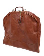 Load image into Gallery viewer, Vintage 2001 Ghurka Marley Hodgson No. 173 SHEATH Chestnut Vintage Leather 38 Bi-Fold 2-3 Suit Garment Bag
