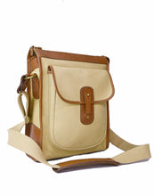 Load image into Gallery viewer, Vintage 1993 Ghurka Marley Hodgson No. 4 Gearpack Khaki Twill Messenger Crossbody Bag
